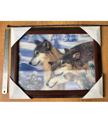 3D картина "волки"