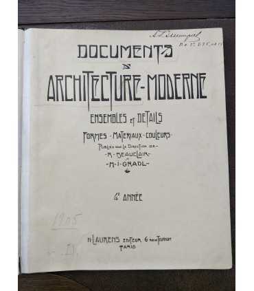 Documents d'architecture-moderne