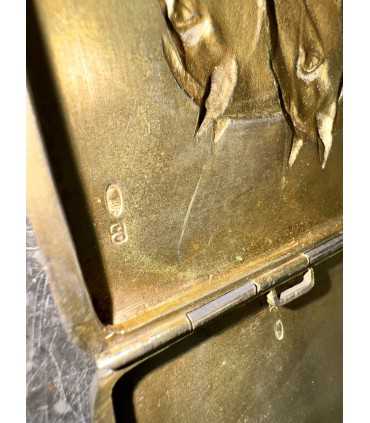 Портсигар "три коня"