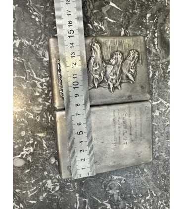 Портсигар "три коня"