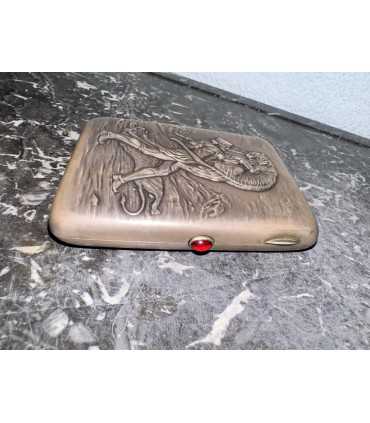 Портсигар "Витязь в тигриной шкуре"