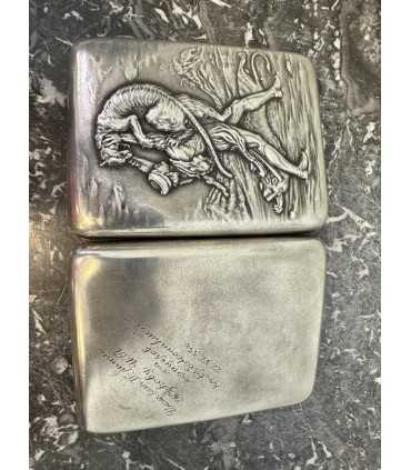 Портсигар "Витязь в тигриной шкуре"