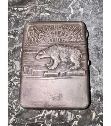 Портсигар "Медведь"