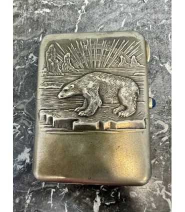 Портсигар "Медведь"