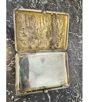 Портсигар "три богатыря"