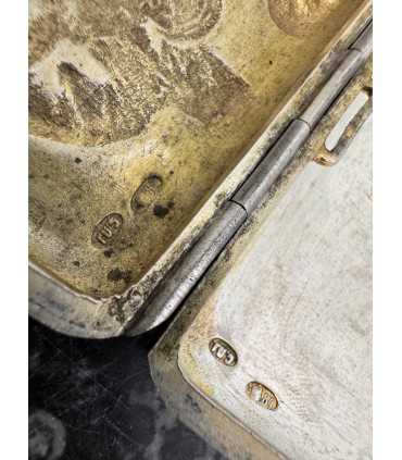 Портсигар "три богатыря"