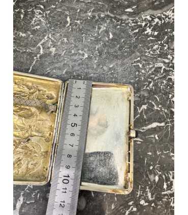 Портсигар "три богатыря"