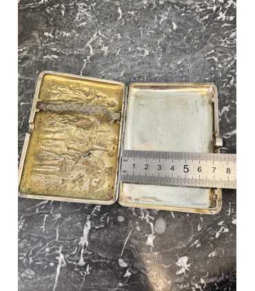 Портсигар "три богатыря"