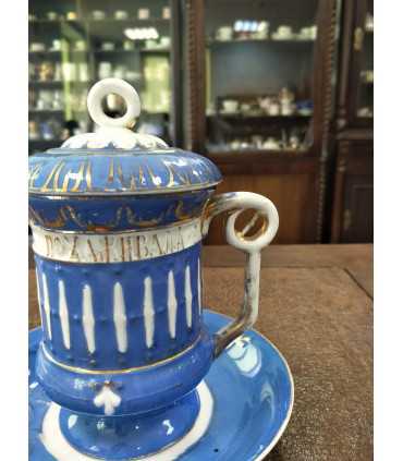 Заварочная чайная пара "Чарочка по столику похаживала"