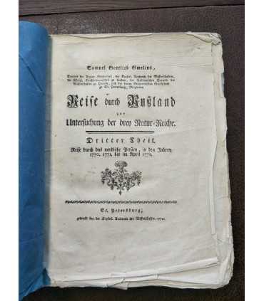 Samuel Gottlieb Gmelin - Reise durch Russland zur Untersuchung d. drei Naturreiche