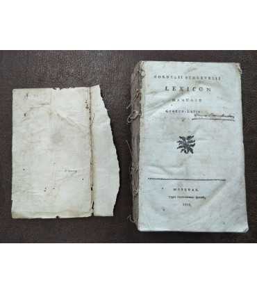 CORNELII SCHREVELII. LEXICON. Manuale Graeco-Latin