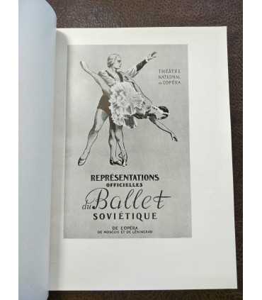 Representations Officielles du Ballet Sovietique a Paris