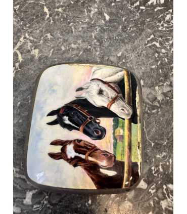 Европа портсигар "Кони"