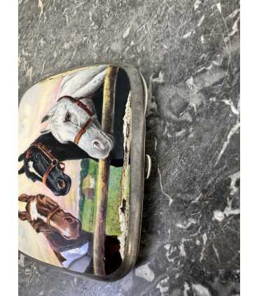 Европа портсигар "Кони"