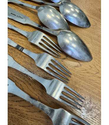Набор из вилок 4 шт. + ложек 4 шт.