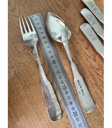 Набор из вилок 4 шт. + ложек 4 шт.