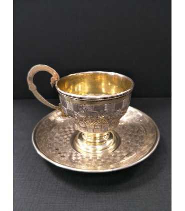 Кофейная пара Серебро