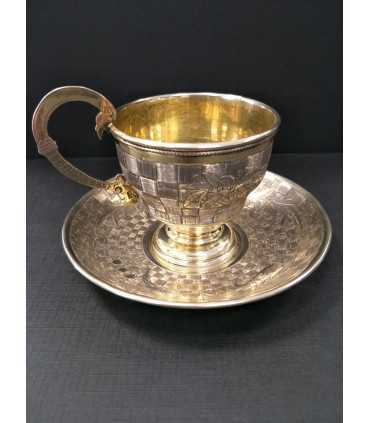 Кофейная пара Серебро