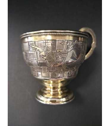 Кофейная пара Серебро