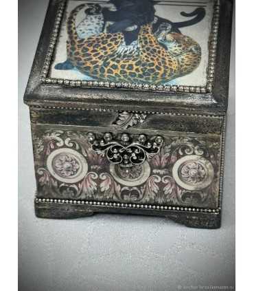 Шкатулка малышка "Нежные хищницы"