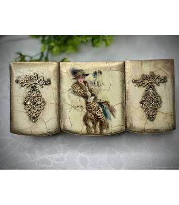 Шкатулка Дама с собачкой