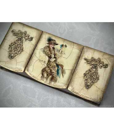 Шкатулка Дама с собачкой