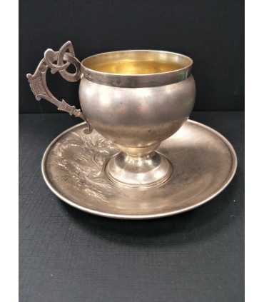 Кофейная пара Серебро