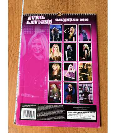 Календарь Avril Lavigne