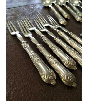 Набор десертный столового серебра на 6 персон