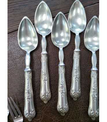 Набор десертный столового серебра на 6 персон