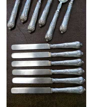 Набор десертный столового серебра на 6 персон