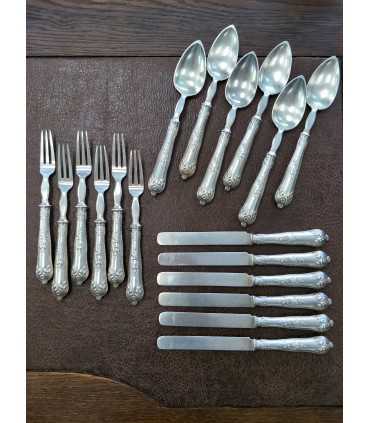 Набор десертный столового серебра на 6 персон