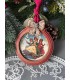Елочные игрушки: Медальон Сани