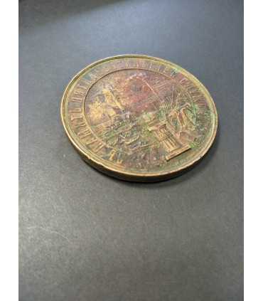 Настольная медаль "В память 50-летней службы генерал-адъютанта К.В. Чевкина. 1822-1872 гг."