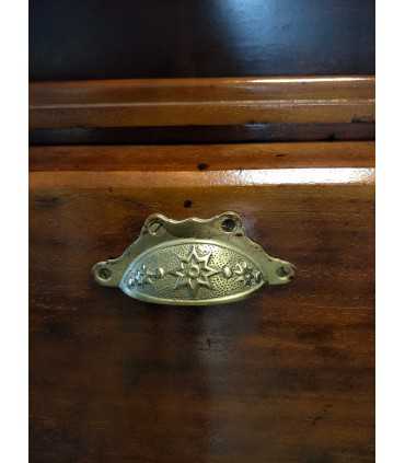 Старинный походный армейский туалетный шкаф