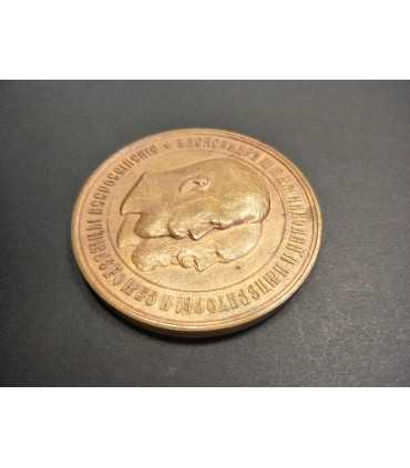 Медаль настольная в память начала реставрации Нижегородского кремля и открытия музея в Дмитровской башне.