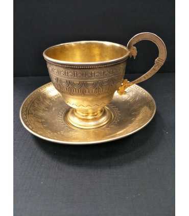 Кофейная пара Серебро