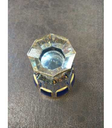 Бокал, багетное стекло синий