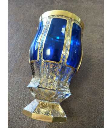 Бокал, багетное стекло синий