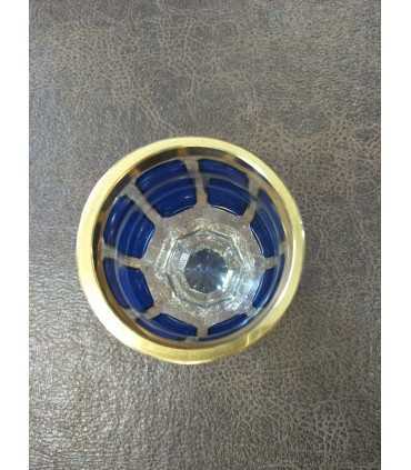 Бокал, багетное стекло синий