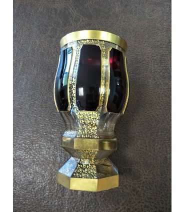 Бокал, багетное стекло красный