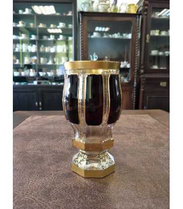 Бокал, багетное стекло красный