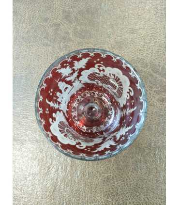 Кубок рубинового стекла