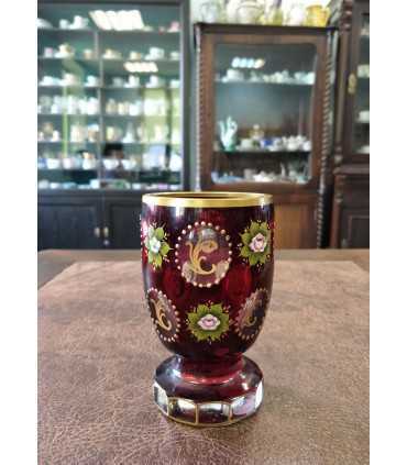 Кубок- стакан рубинового стекла