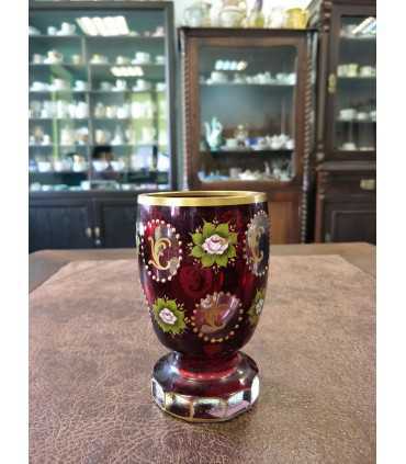 Кубок- стакан рубинового стекла