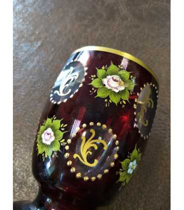 Кубок- стакан рубинового стекла