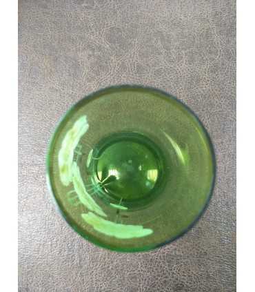 Ваза зеленого стекла