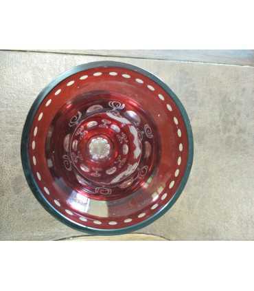 Ваза рубинового стекла