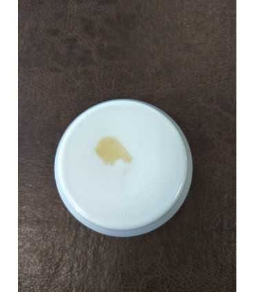 Ваза молочного и синего стекла