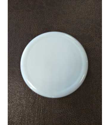 Ваза двойного белого и красного стекла